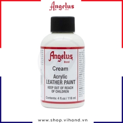 Màu vẽ da, vải Angelus Leather Paint Standard Cream 118ml (4Oz) – 162