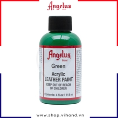 Màu vẽ da, vải Angelus Leather Paint Standard Green (Xanh lá) 118ml (4Oz) – 050