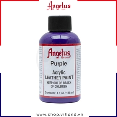 Màu vẽ da, vải Angelus Leather Paint Standard Purple (Tím) 118ml (4Oz) – 047