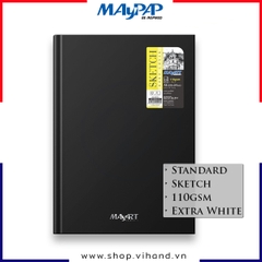 Sổ vẽ phác thảo MayArt Hard Cover SketchBook 110gsm (A4/A5) - 120 trang