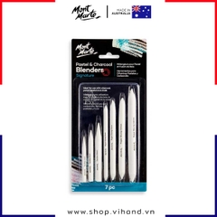 Bộ 7 bút di chì bằng giấy Mont Marte Pastel & Charcoal Blenders