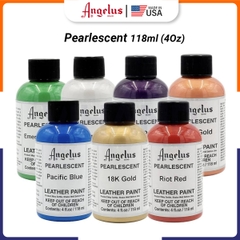 Màu vẽ da, vải Angelus Leather Paint Pearlescent 118ml (4Oz)