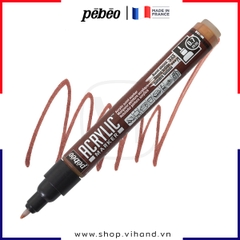 Bút đánh dấu Pebeo Acrylic Marker 0.7mm Extra Fine -Burnt Sienna