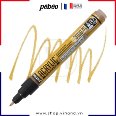 Bút đánh dấu Pebeo Acrylic Marker 0.7mm Extra Fine - Precious Gold