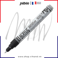 Bút đánh dấu Pebeo Acrylic Marker 0.7mm Extra Fine - Precious Silver