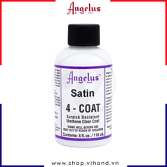 Phủ bảo vệ màu Angelus Satin 4 - Coat 118ml (4Oz)