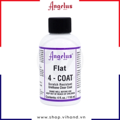 Phủ bảo vệ màu Angelus Flat 4 - Coat 118ml (4Oz)