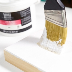 Gesso lót nền đa chất liệu Liquitex Acrylic Basics can lớn - 3.78L