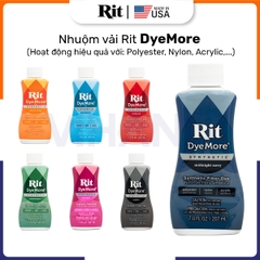 Thuốc nhuộm quần áo Rit DyeMore for Synthetics 207ml (Dạng lỏng)