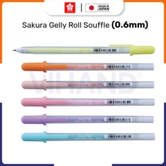 Bút bi Gel mực nổi 3D hiệu ứng mờ vẽ trang trí Sakura Gelly Roll Souffle - Ngòi 0.6mm