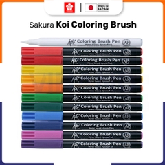Bút lông màu nước vẽ nghệ thuật Sakura Koi Coloring Brush Pen - Ngòi cọ