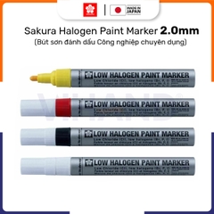 Bút sơn đánh dấu công nghiệp Sakura Low Halogen Paint Marker 2.0mm