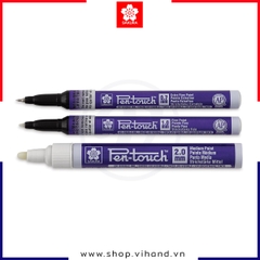 Bút sơn dầu mực tàn hình đánh dấu đa chất liệu Sakura Pentouch UV Visible Ink