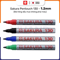 Bút lông dầu công nghiệp Sakura Pen-Touch 130 Permanent Marker 1.2mm