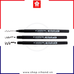 Bút lông vẽ thư pháp chuyên dụng Sakura Pigma Calligrapher - Màu đen