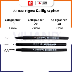 Bút lông vẽ thư pháp chuyên dụng Sakura Pigma Calligrapher - Màu đen