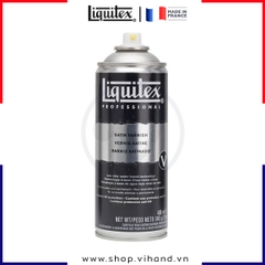 Bình xịt tạo lớp phủ bảo vệ màu Liquitex Professional Satin Varnish Spray (Ít bóng) - 400ml (14Oz)