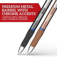 Bút bi gel vỏ kim loại cao cấp Sharpie S-Gel Pen 0.5mm - 0.7mm