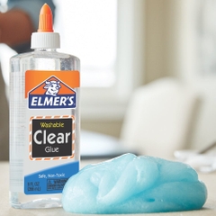 Keo dán trong suốt Elmer’s Washable Clear Glue 147ml – Không màu