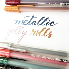 Bút bi Gel ánh kim viết thiệp Sakura Gelly Roll Metallic - Ngòi 0.4mm