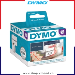 Tem giấy in đĩa mềm Dymo LW 54 x 70mm – (320/Cuộn) | S0722440