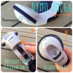 Cuộn nhãn dán 3D Dymo (EM) nhựa PE dùng cho máy Omega Embosser