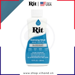 Thuốc nhuộm quần áo Rit All-Purpose Liquid Dye 236ml (Dạng lỏng) - Evening Blue