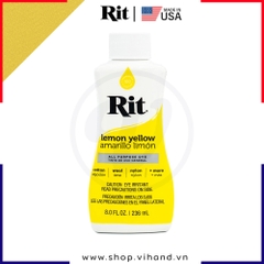 Thuốc nhuộm quần áo Rit All-Purpose Liquid Dye 236ml (Dạng lỏng) - Lemon Yellow