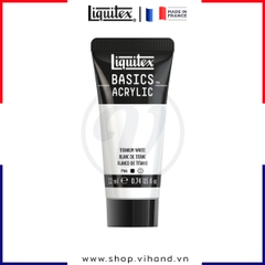 Màu vẽ đa chất liệu Liquitex Basics Acrylic Titanium White #432 – 22ml