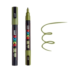 Bút sơn vẽ đa chất liệu Uni Posca PC-3M - Ngòi 0.9 - 1.3mm (Cây lẻ)