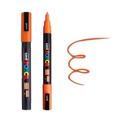 Bút sơn vẽ đa chất liệu Uni Posca PC-3M - Ngòi 0.9 - 1.3mm (Cây lẻ)