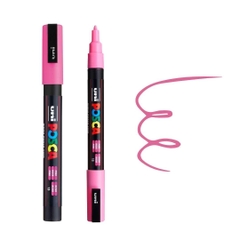 Bút sơn vẽ đa chất liệu Uni Posca PC-3M - Ngòi 0.9 - 1.3mm (Cây lẻ)