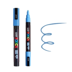 Bút sơn vẽ đa chất liệu Uni Posca PC-3M - Ngòi 0.9 - 1.3mm (Cây lẻ)