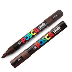 Bút sơn nước vẽ đa chất liệu Uni Posca PC-5M - Ngòi 1.8 - 2.5mm (Cây lẻ)