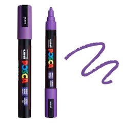 Bút sơn nước vẽ đa chất liệu Uni Posca PC-5M - Ngòi 1.8 - 2.5mm (Cây lẻ)