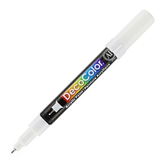 Bút sơn acrylic vẽ đa chất liệu Marvy Uchida DecoColor Extra Fine #115 - Ngòi 0.8mm