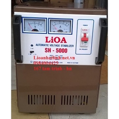 ỔN ÁP LIOA 1 PHA 5KVA DẢI 130V ~ 250V SH - 5000 HÀNG TỒN KHO, BẦY MẪU BÁN THANH LÝ