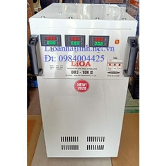 ỔN ÁP LIOA 10KVA 3 PHA DR3 - 10K II DẢI RỘNG 160V ~ 430V