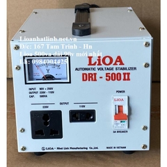 ỔN ÁP LIOA 500VA - 500W DẢI 90V ~ 250V DRI - 500 II ĐỜI MỚI NHẤT