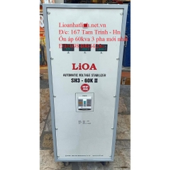 ỔN ÁP LIOA 60KVA 3 PHA SH3 - 60K II ĐỜI MỚI NHẤT 2024 - 2025 DÂY ĐỒNG 100%