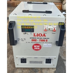 ỔN ÁP LIOA 7.5KVA - 7KVA - 7KW DRII - 7500 II ĐỜI MỚI NHẤT 2024 - 2025 DÂY ĐỒNG 100%