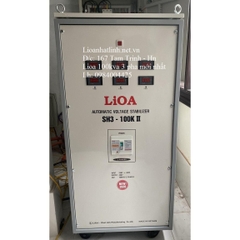 ỔN ÁP LIOA 100KVA 3 PHA SH3 - 100K II ĐỜI MỚI NHẤT 2024 - 2025