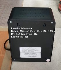 BIẾN ÁP 220V RA 100V - 110V - 120V LIOA 1500VA - 1500W GIÁ RẺ