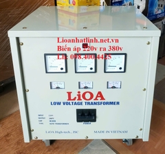 MÁY BIẾN ÁP VÀO 220V RA 380V 3 PHA 30KVA GIÁ RẺ