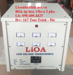 MÁY BIẾN ÁP 380V RA 220V 15KVA LIOA