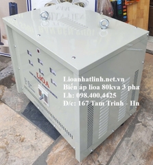 BIẾN ÁP LIOA 80KVA 3 PHA