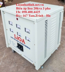 BIẾN ÁP 380 RA 220  - 20KVA - 20KW