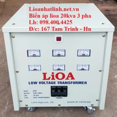 MÁY BIẾN ÁP 380V RA 200V - 220V 20KVA LIOA