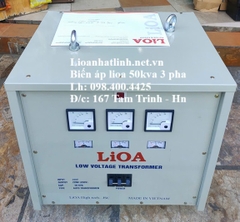 MÁY BIẾN ÁP 380V RA 220V 50KVA LIOA