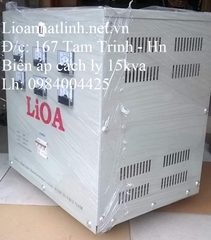 MÁY BIẾN ÁP CÁCH LY 380V/220V 15KVA LIOA